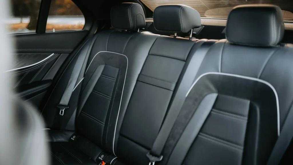 A calm, quiet car cabin interior